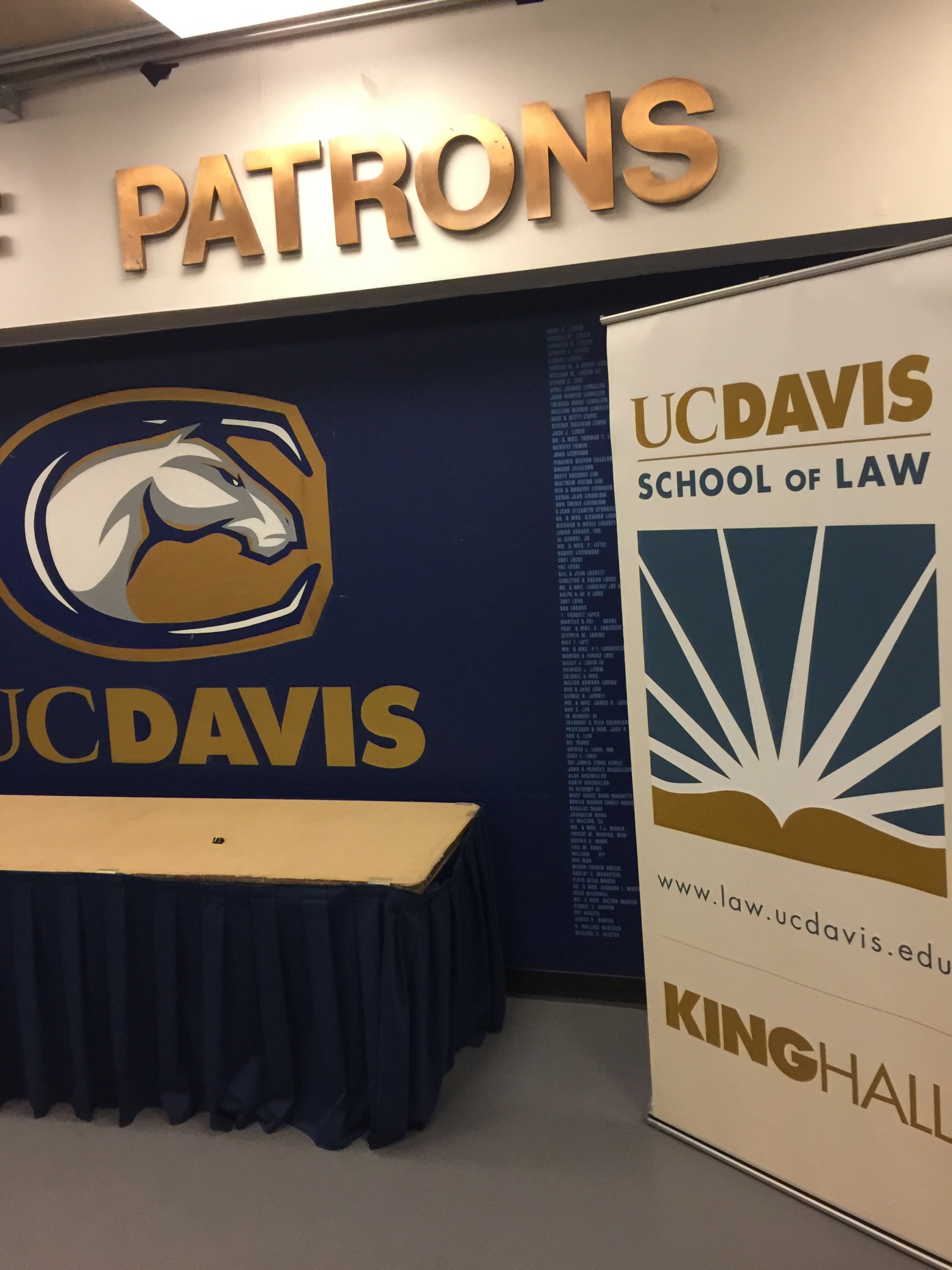 School of Law sign