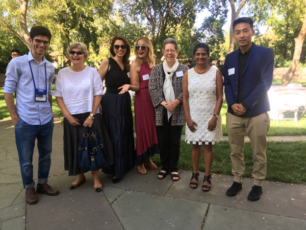 summer reception with bg and ms