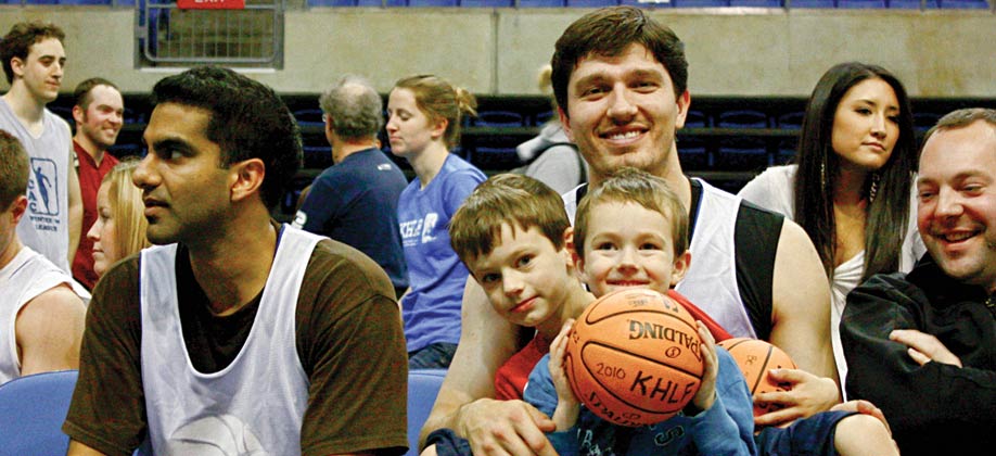 School of Law Students at the Annual Basketball Tournament