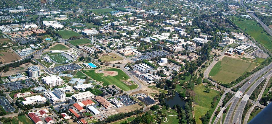 Aerial view of the UC Davis Campus