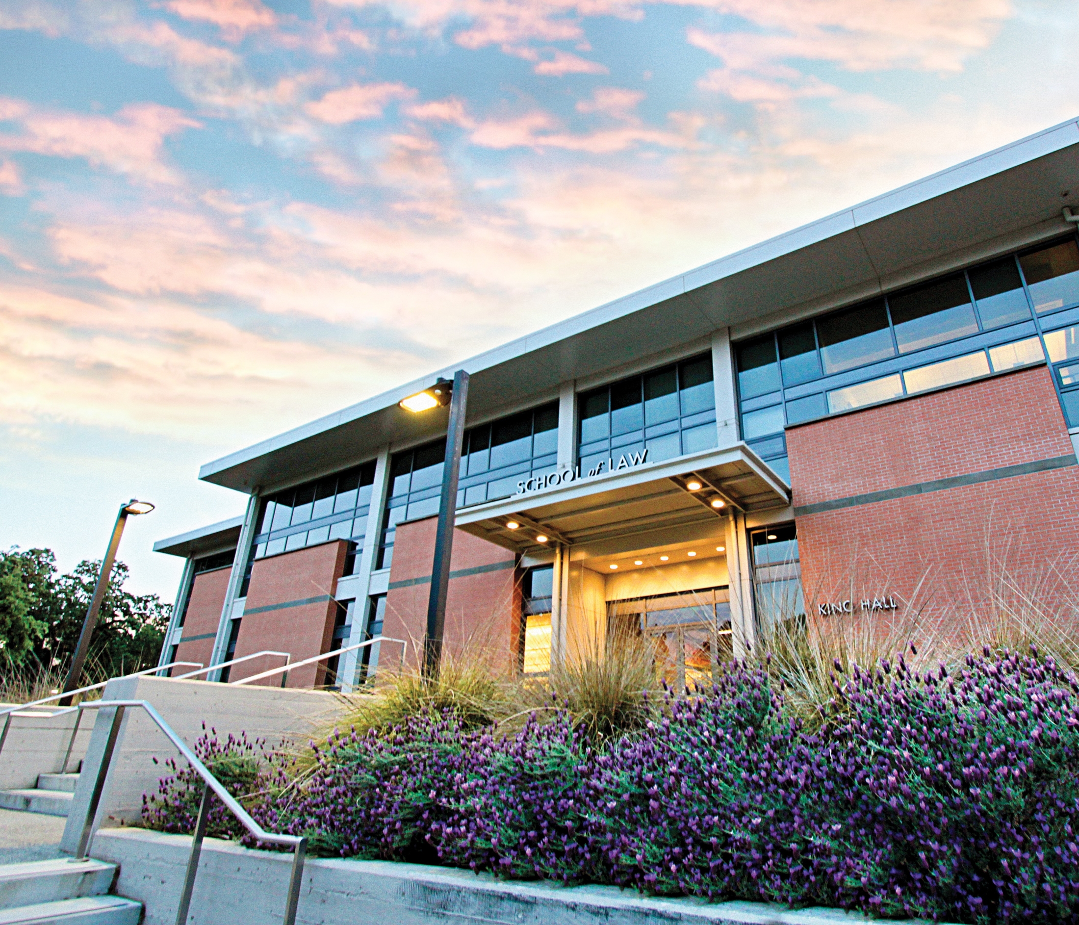 UC Davis School of Law building.