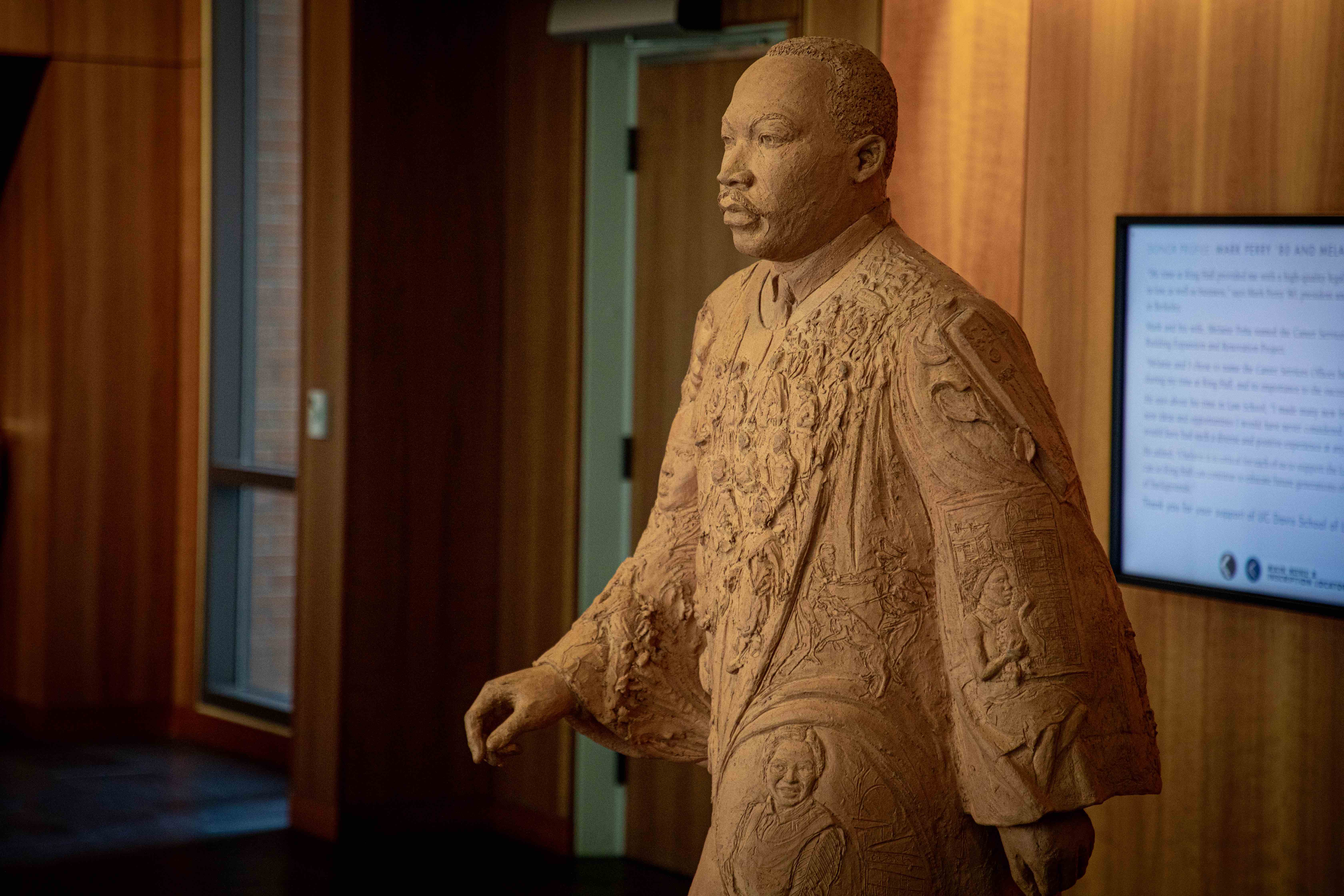 MLK Statue at King Hall