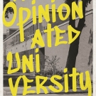 A book cover for The Opinionated University by Professor Brian Soucek.